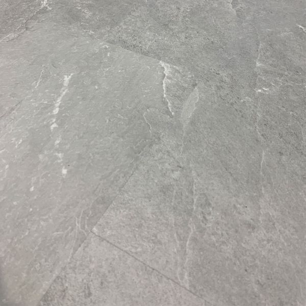 Naturelle Pale Grey Slate Tile SPC Rigid Core Click Vinyl Flooring - Image 4