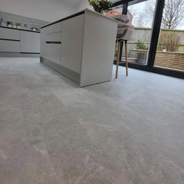 Naturelle Pale Grey Slate Tile SPC Rigid Core Click Vinyl Flooring - Image 6